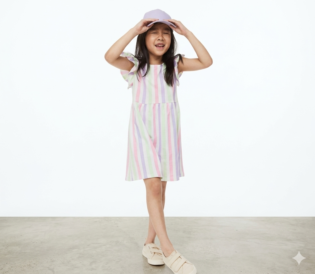GR FLTR SLV DRESS